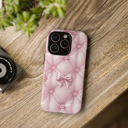 Elegant Pink Bow Phone Case