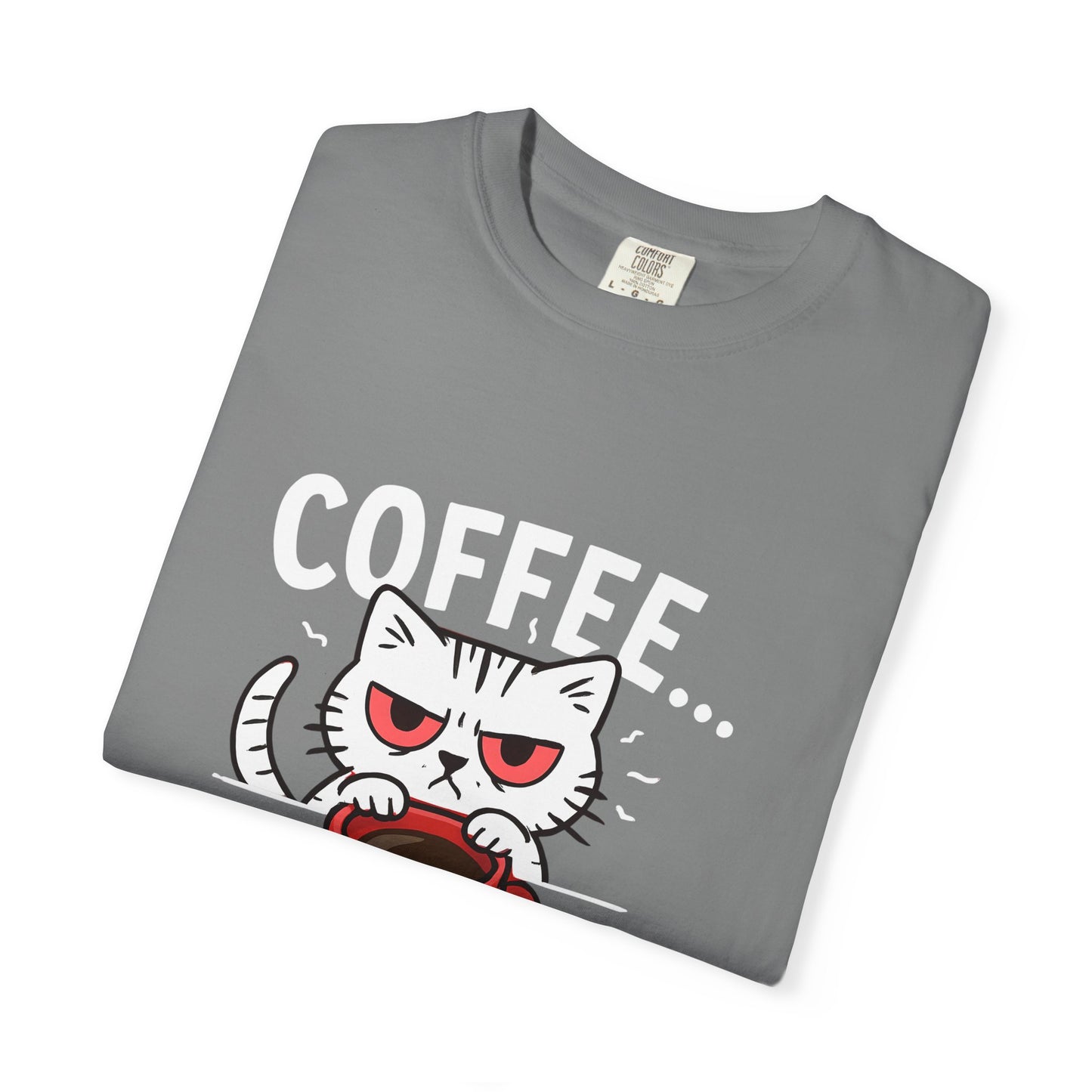 Cute Cat Coffee Lover Unisex T-Shirt