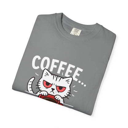 Cute Cat Coffee Lover Unisex T-Shirt