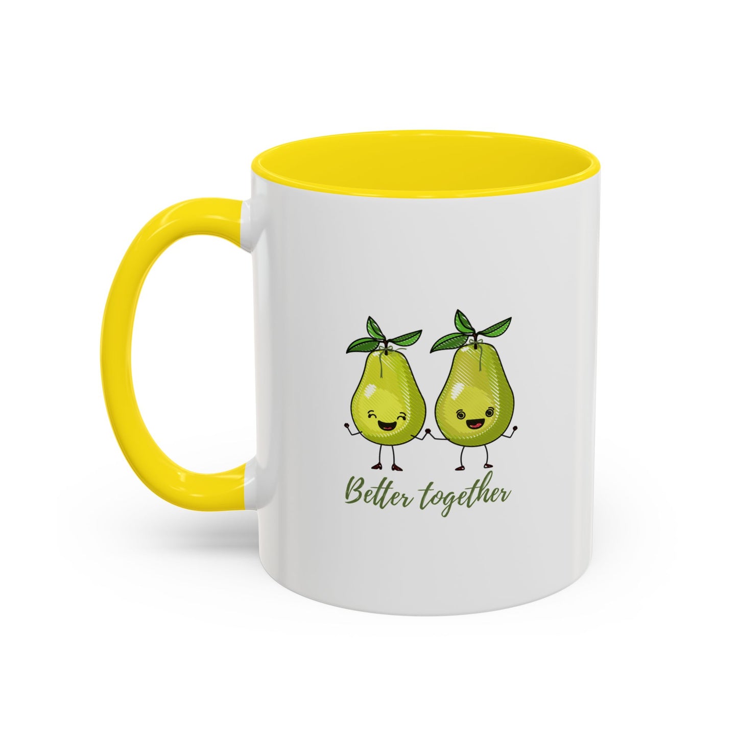 Cute Pears Accent Coffee Mug
