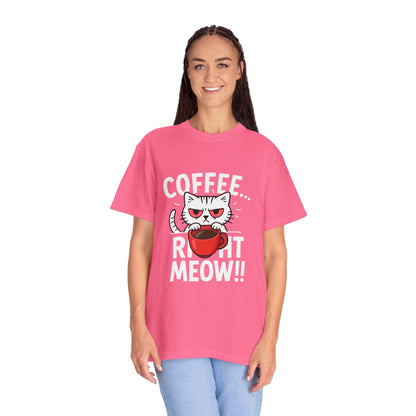 Cute Cat Coffee Lover Unisex T-Shirt