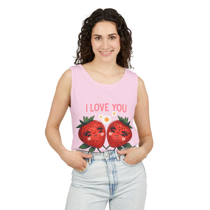 Strawberry Love Tank Top - I Love You Berry Much