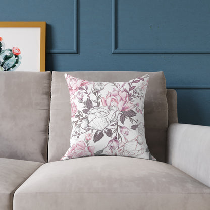 Floral Square Pillow