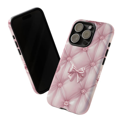 Elegant Pink Bow Phone Case