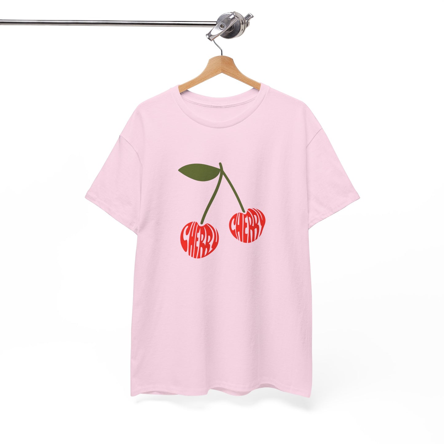 Cherry Print Unisex Tee, Cute Graphic