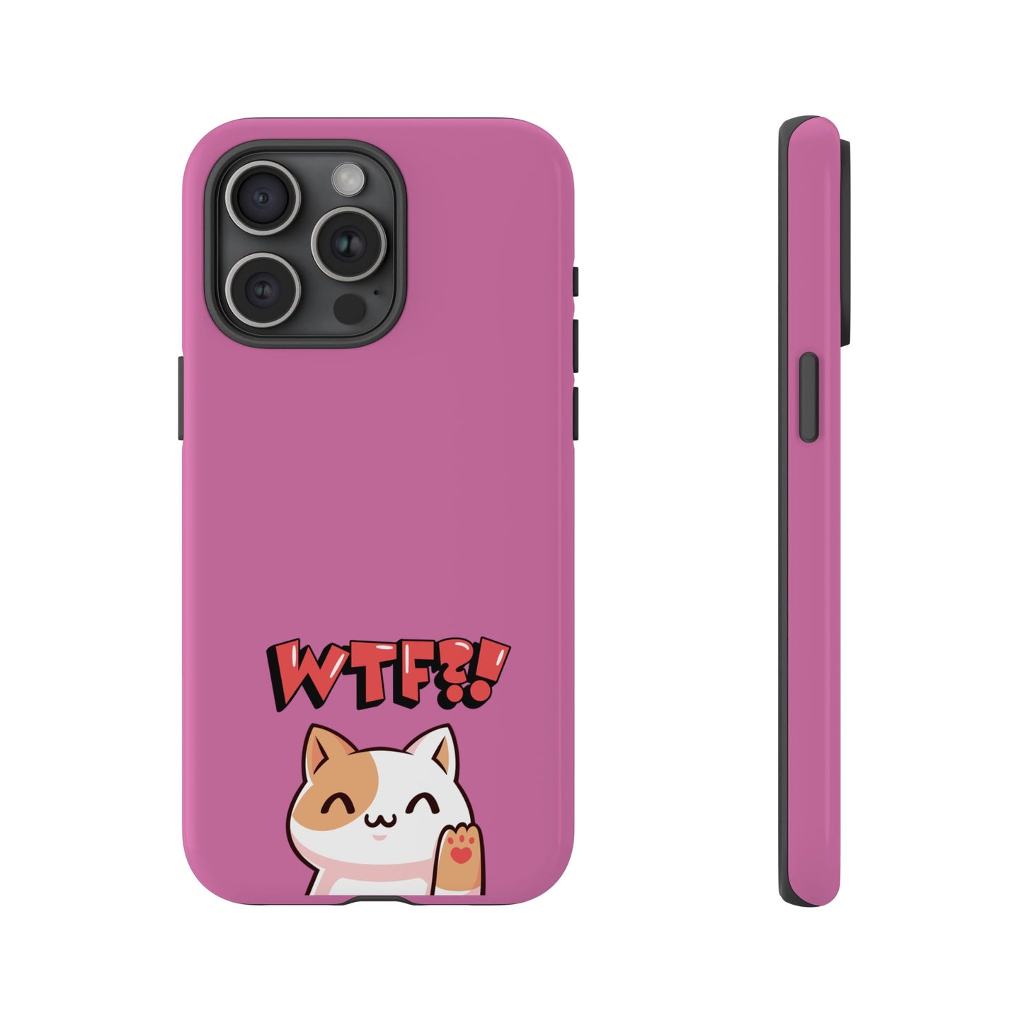 Cute WTF Cat Phone Case