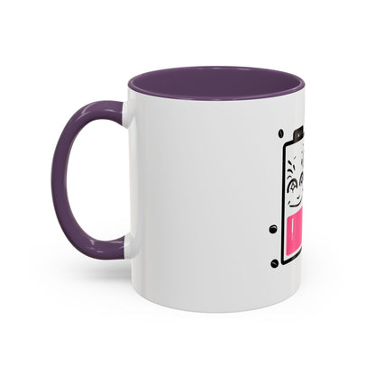 Vintage Camera Accent Coffee Mug