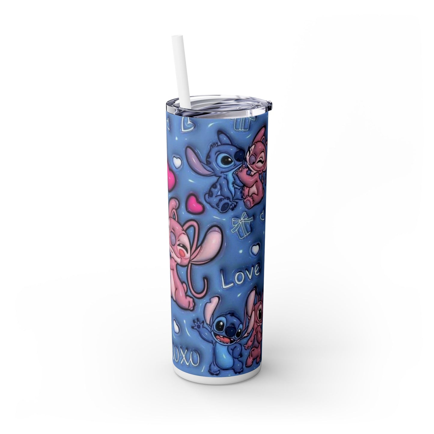 Cute Animated Character Skinny Tumbler