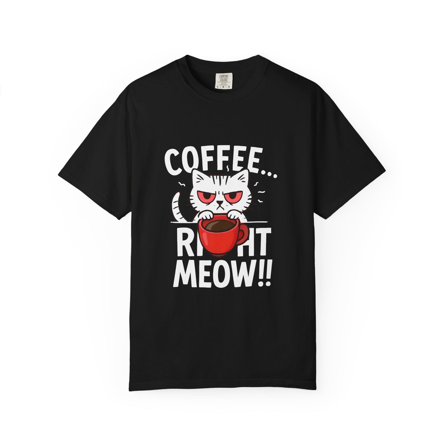 Cute Cat Coffee Lover Unisex T-Shirt