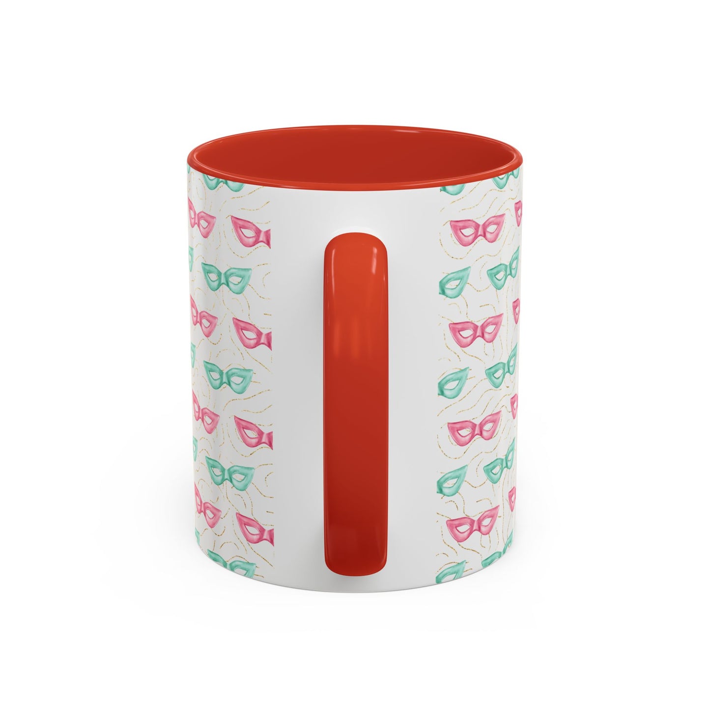 Colorful Glasses Accent Coffee Mug