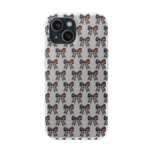 Cute Bow Pattern Flexi Case for Phone