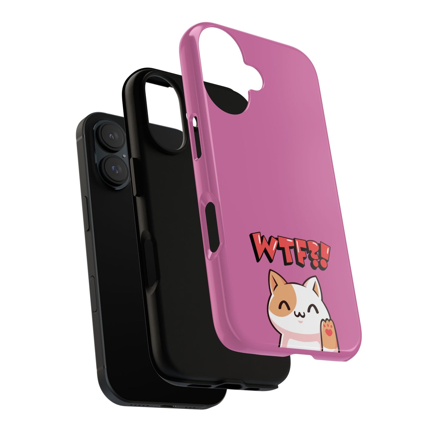 Cute WTF Cat Phone Case