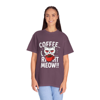 Cute Cat Coffee Lover Unisex T-Shirt