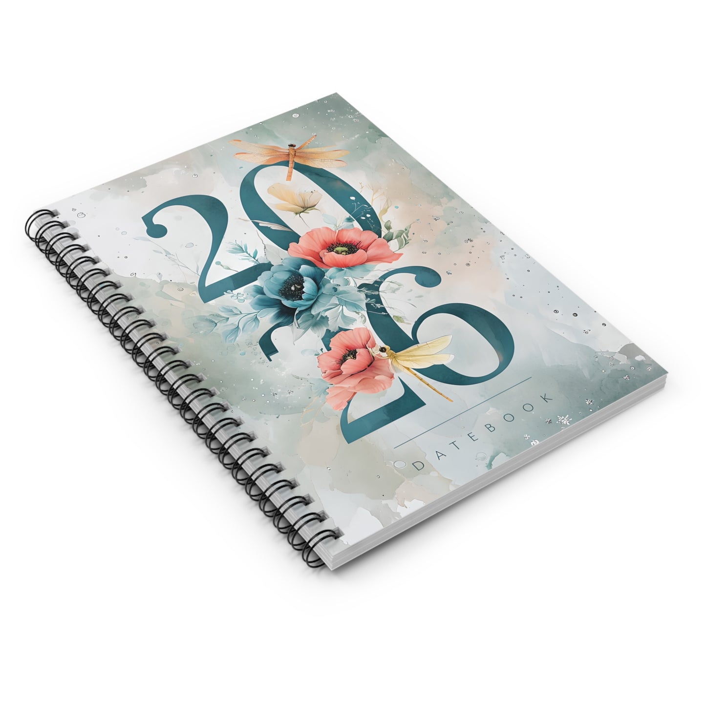 Floral 2026 Diary Notebook - Ideal for Journaling