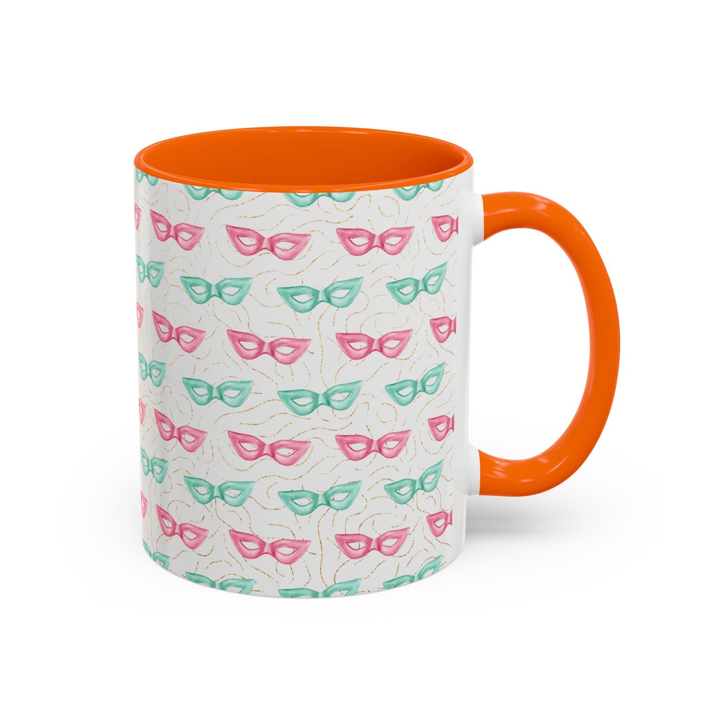 Colorful Glasses Accent Coffee Mug
