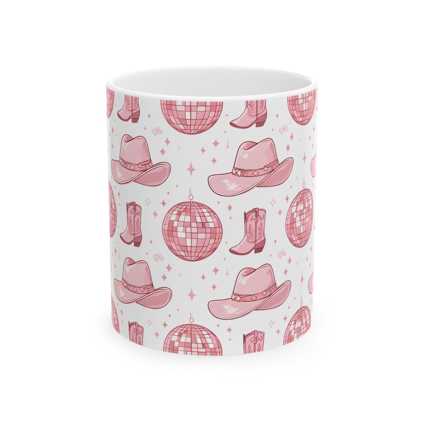 Pink Cowboy Vibe Ceramic Mug