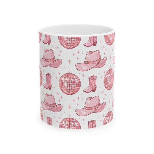 Pink Cowboy Vibe Ceramic Mug