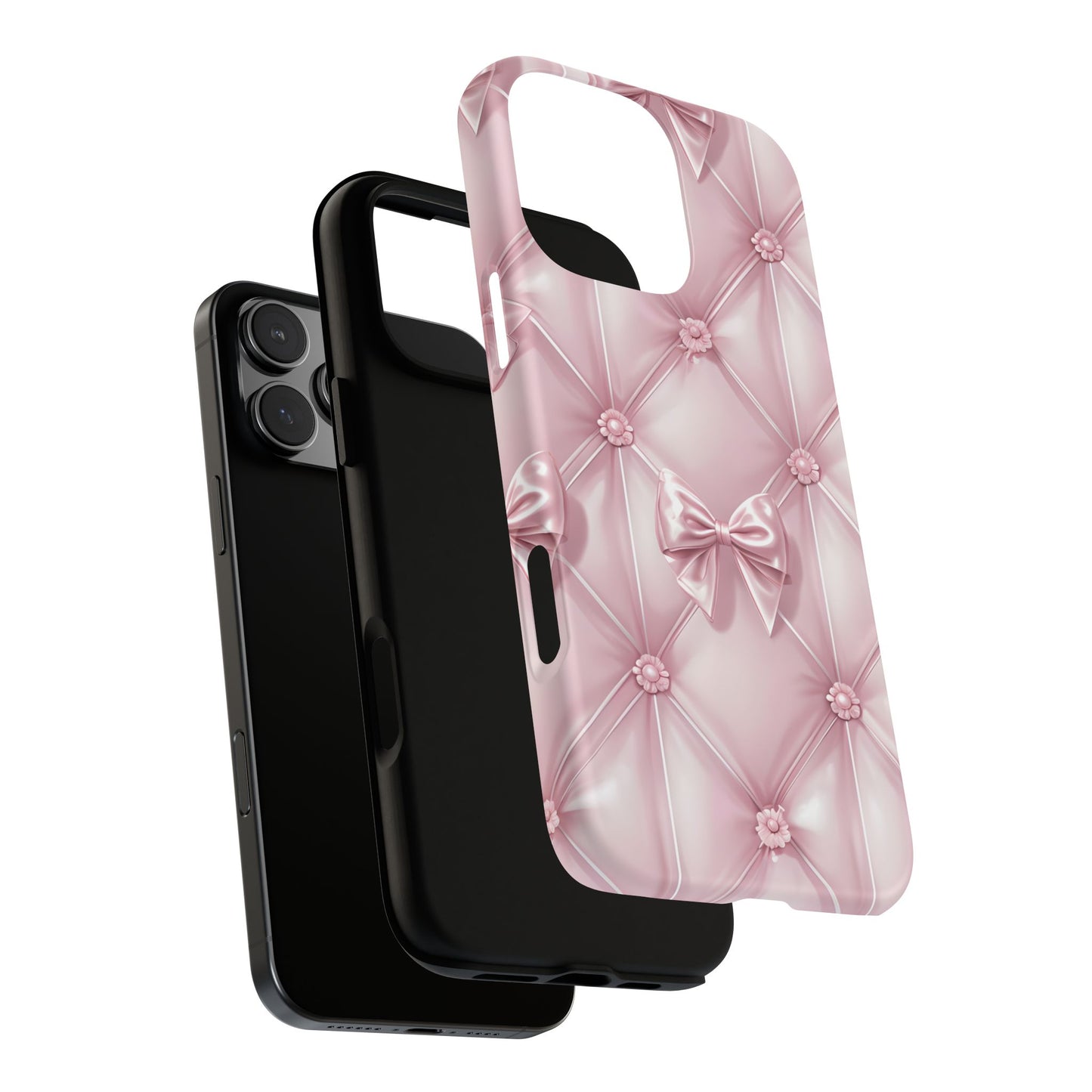 Elegant Pink Bow Phone Case