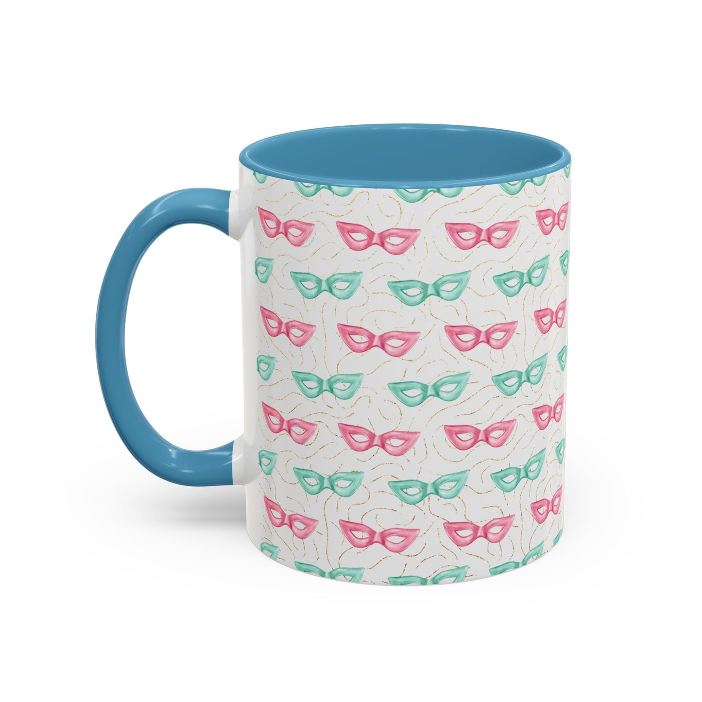 Colorful Glasses Accent Coffee Mug