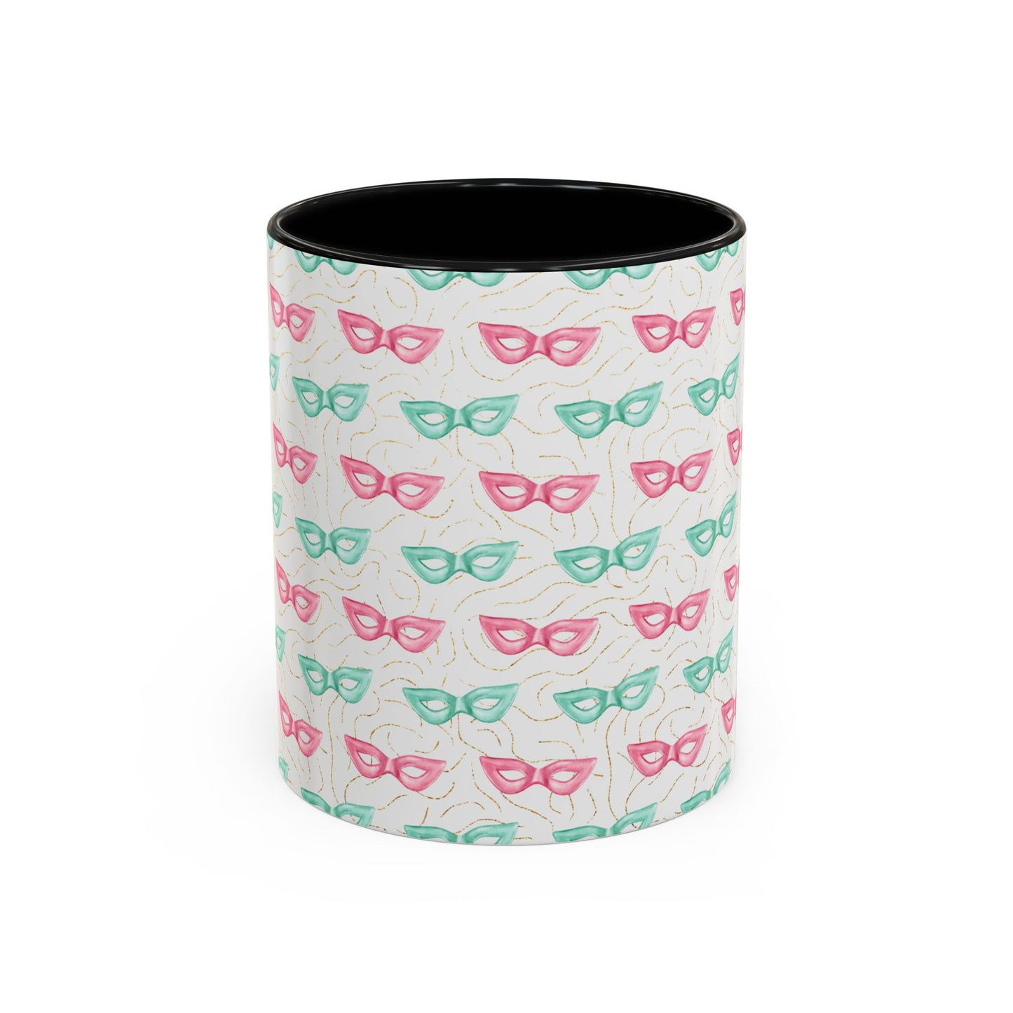 Colorful Glasses Accent Coffee Mug
