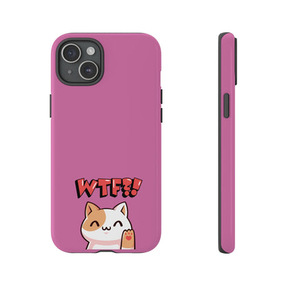 Cute WTF Cat Phone Case