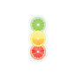 Colorful Citrus Kiss-Cut Stickers