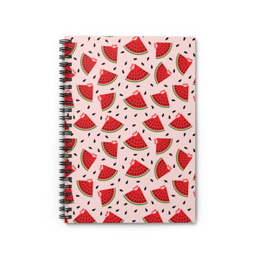 Watermelon Pattern Spiral Notebook