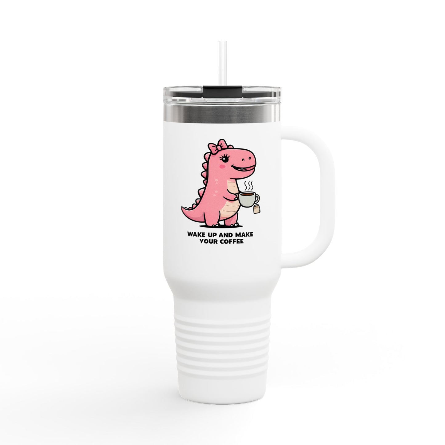 Cute Dinosaur Insulated Travel Mug