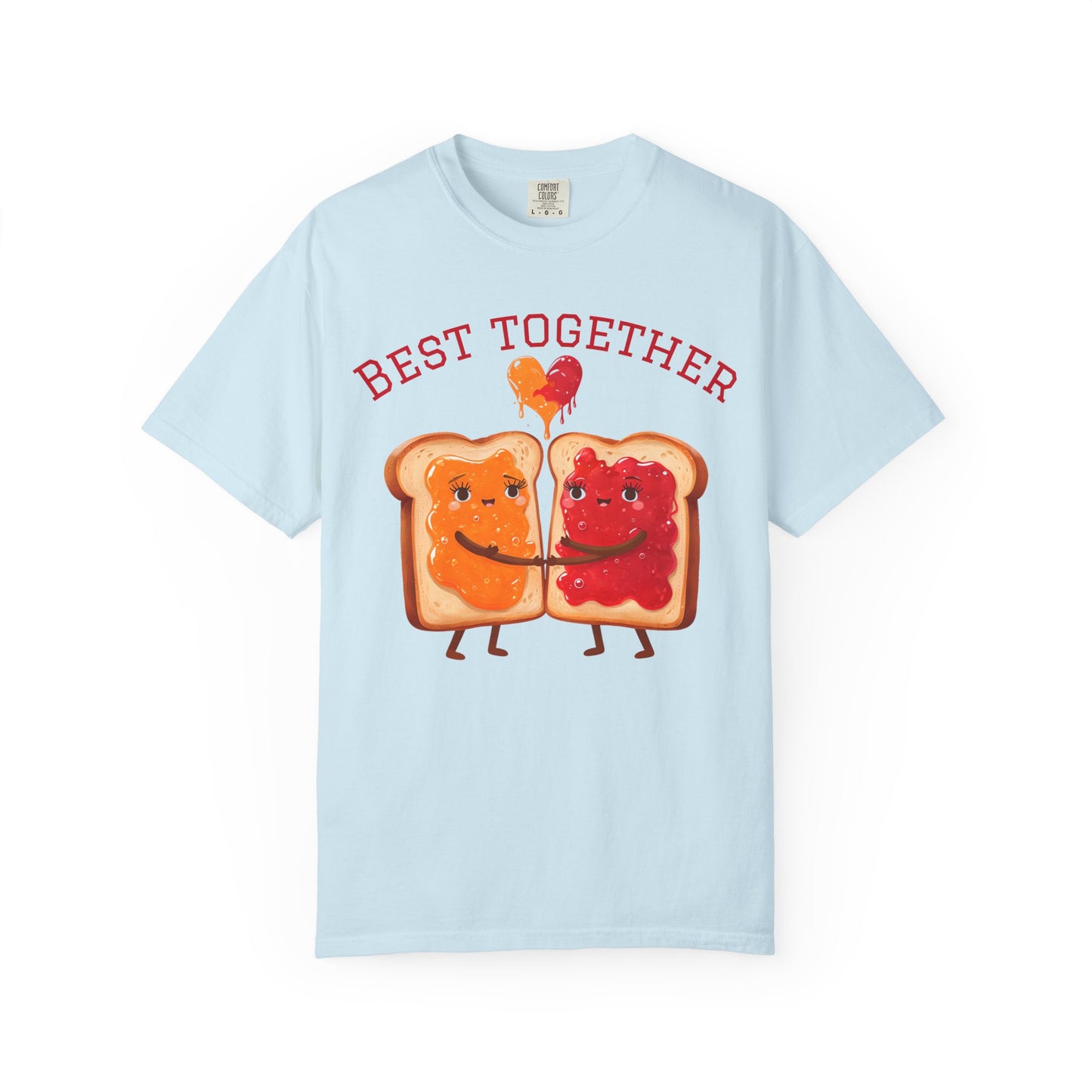 Cute Best Together T-Shirt for Couples, Matching Tops