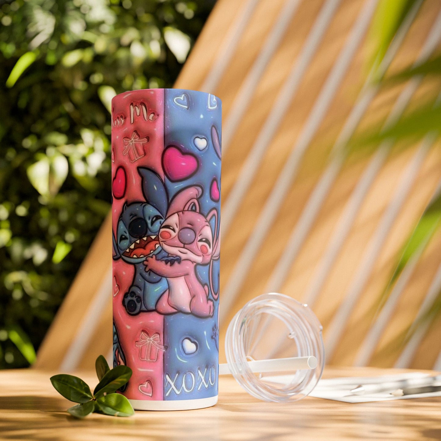 Cute Animated Character Skinny Tumbler