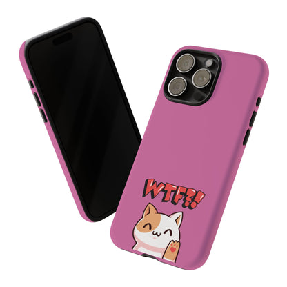 Cute WTF Cat Phone Case