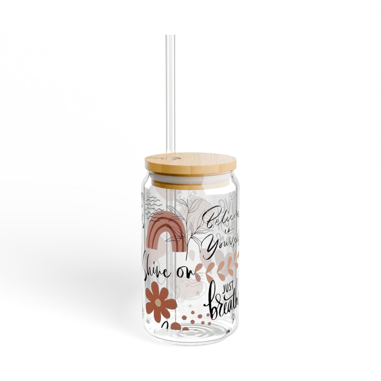Good Vibes Sipper Glass