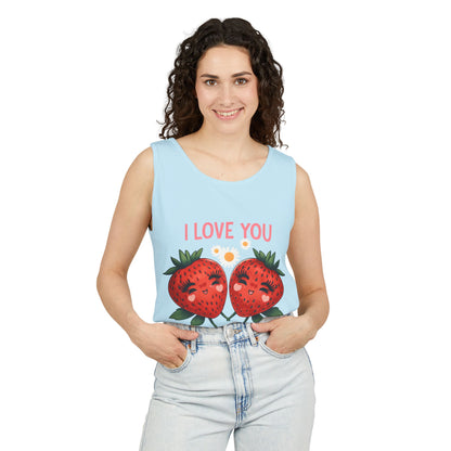 Strawberry Love Tank Top - I Love You Berry Much