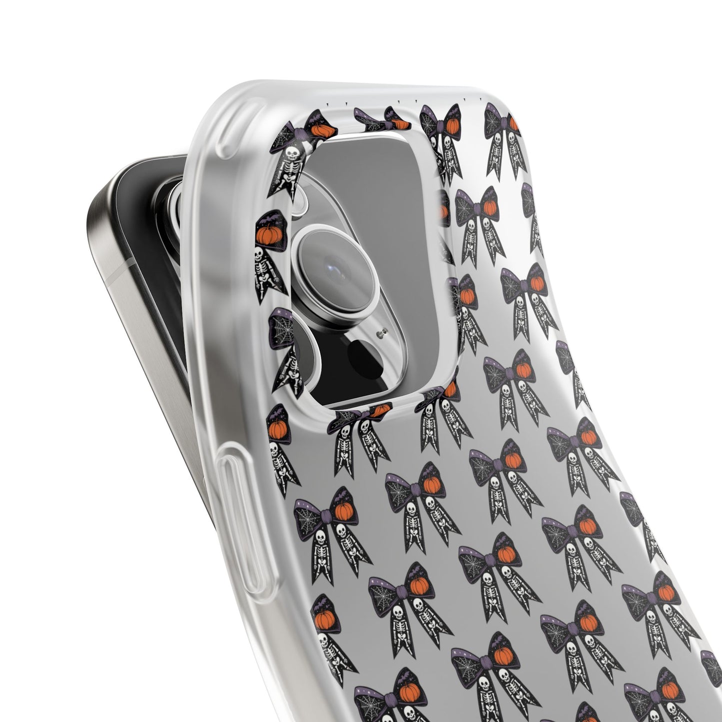 Cute Bow Pattern Flexi Case for Phone