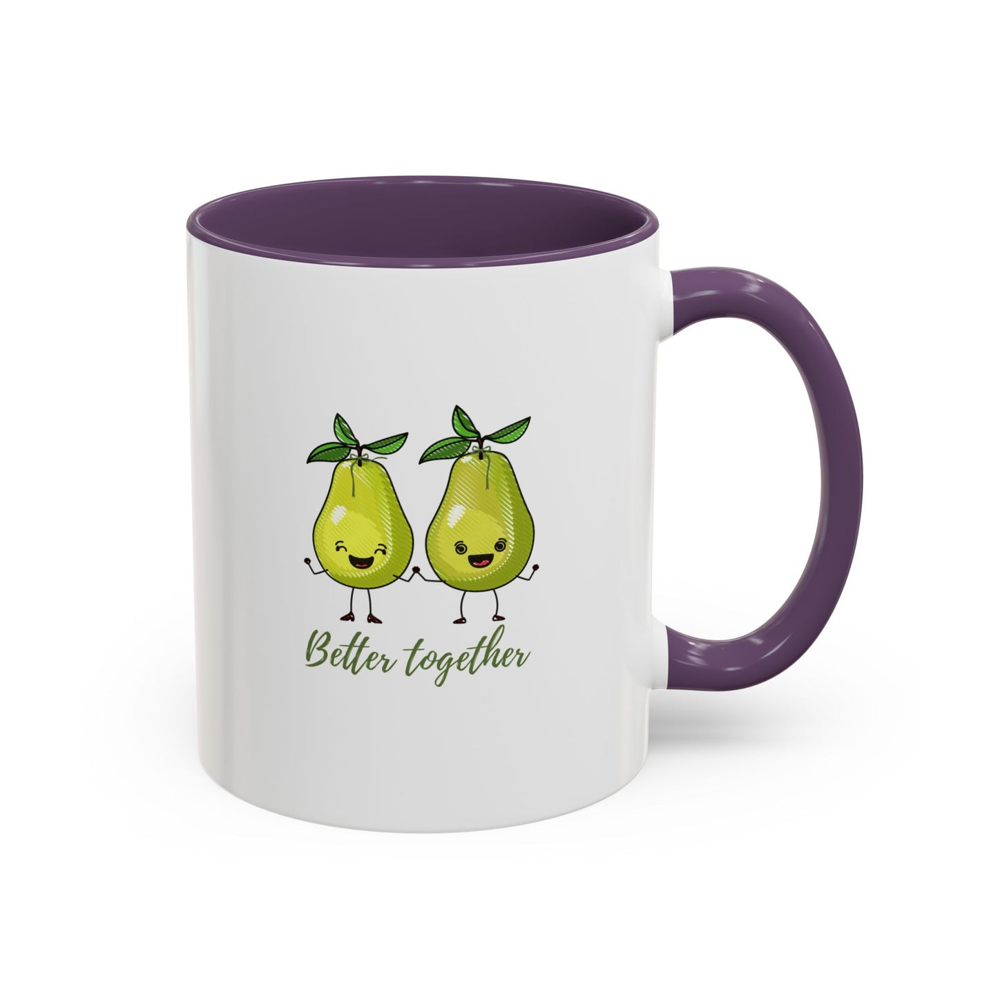 Cute Pears Accent Coffee Mug
