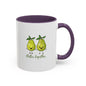 Cute Pears Accent Coffee Mug