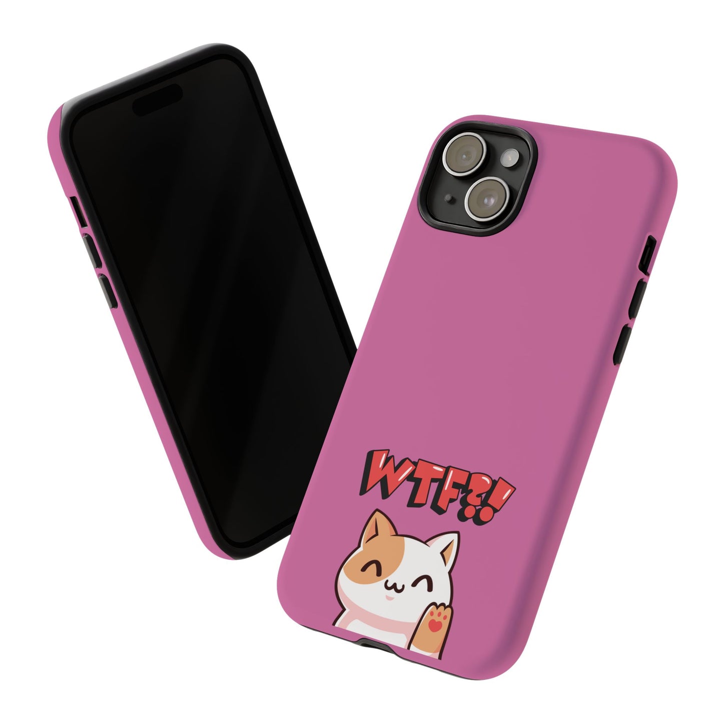 Cute WTF Cat Phone Case