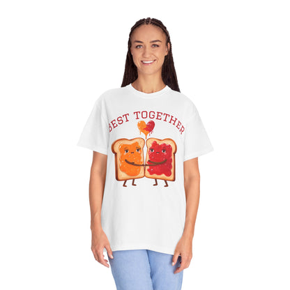 Cute Best Together T-Shirt for Couples, Matching Tops