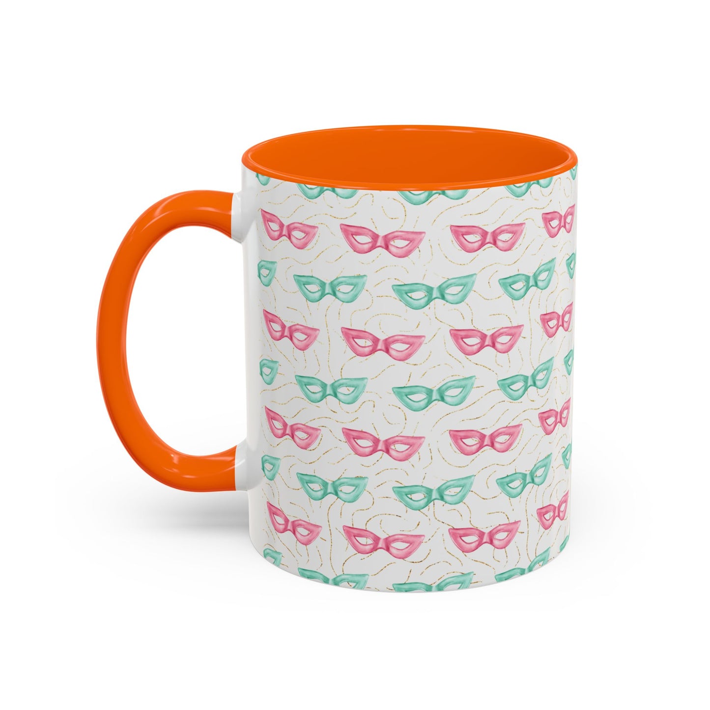 Colorful Glasses Accent Coffee Mug
