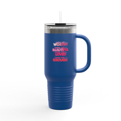 Empowering Insulated Travel Mug
