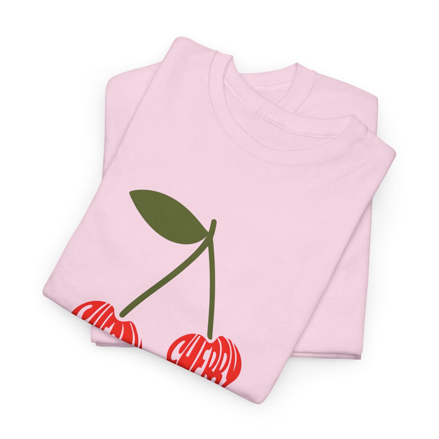 Cherry Print Unisex Tee, Cute Graphic