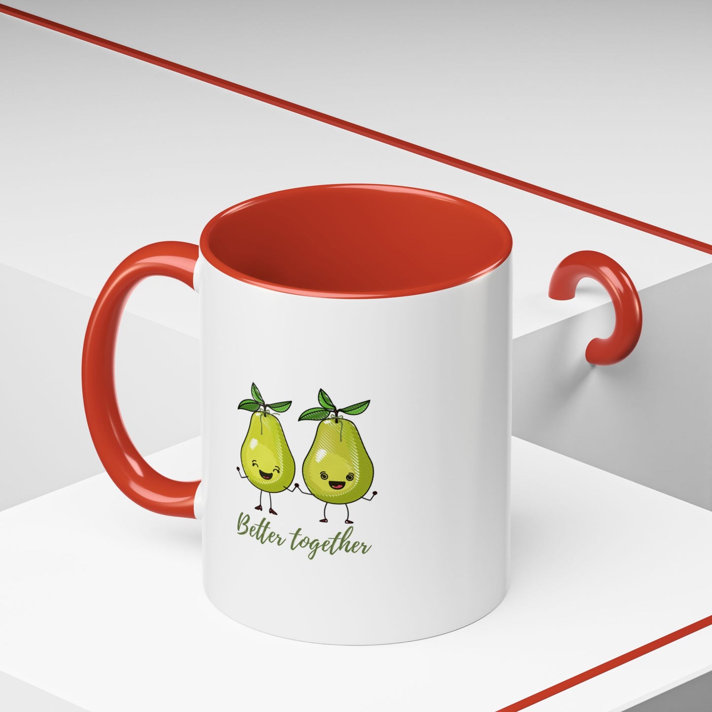 Cute Pears Accent Coffee Mug