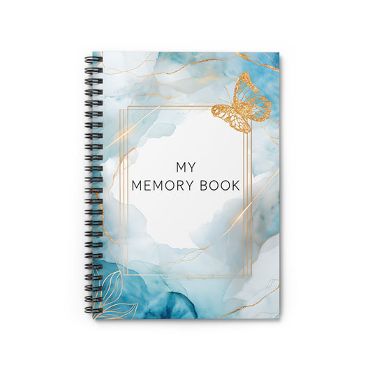 Elegant Memory Book Spiral Notebook