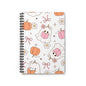 Cute Ghost Pumpkin Spiral Notebook