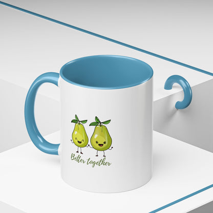 Cute Pears Accent Coffee Mug