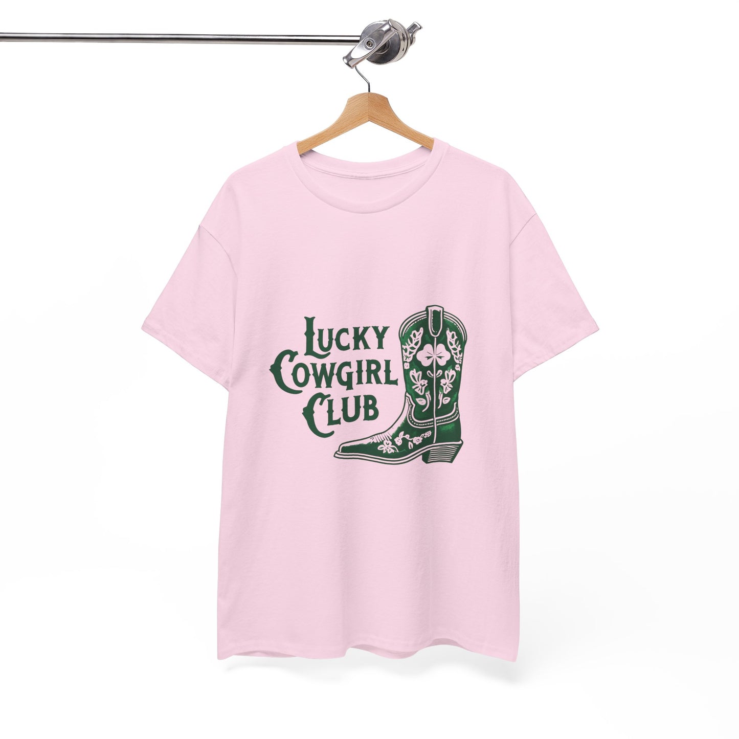 Lucky Cowgirl Club Tee, Western Themed T-Shirt