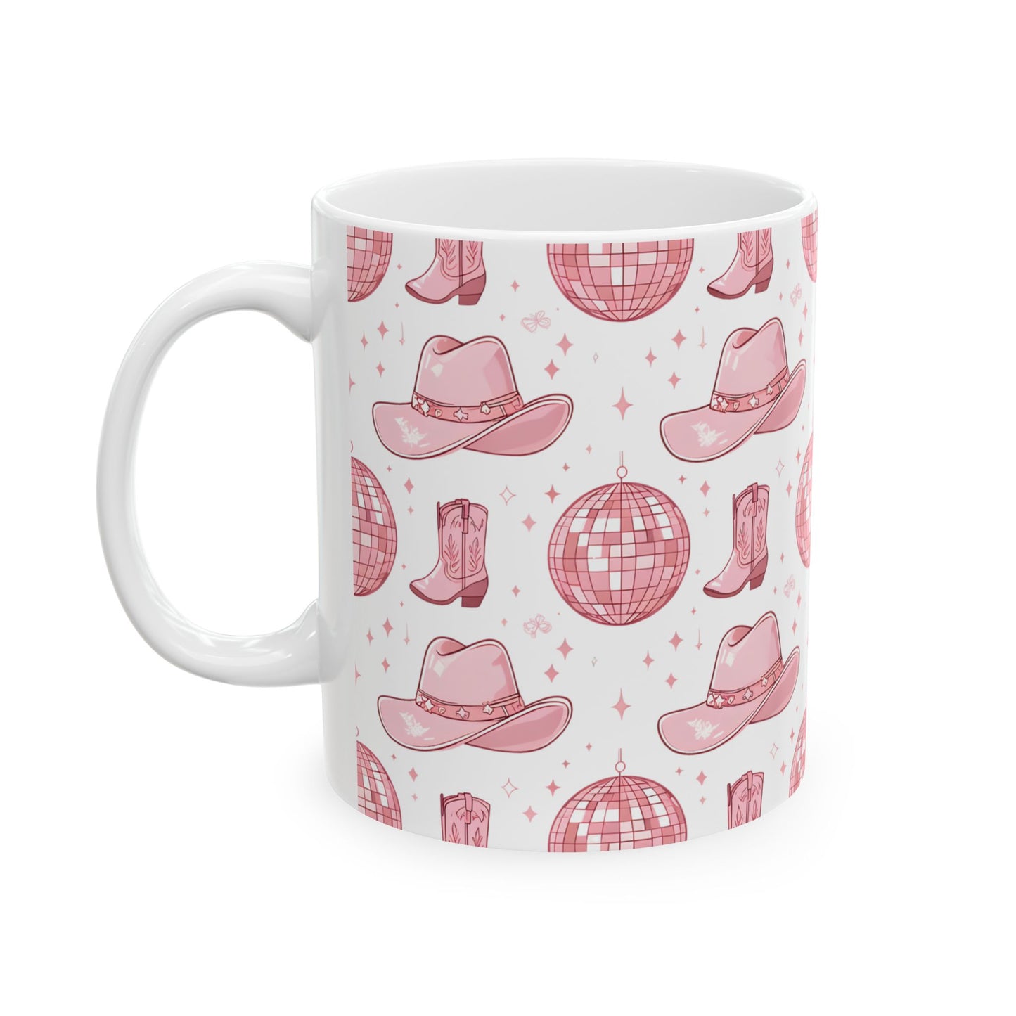 Pink Cowboy Vibe Ceramic Mug