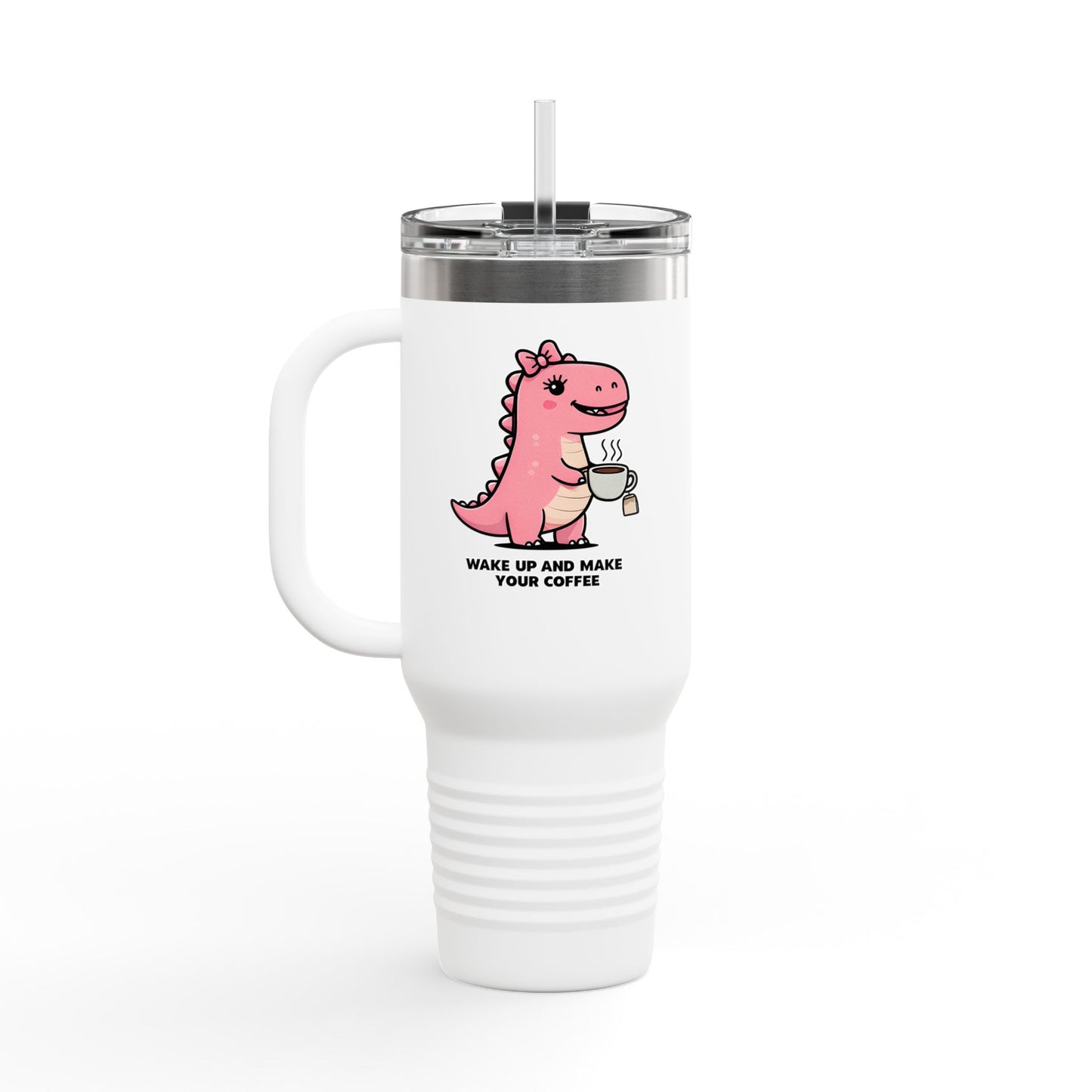 Cute Dinosaur Insulated Travel Mug