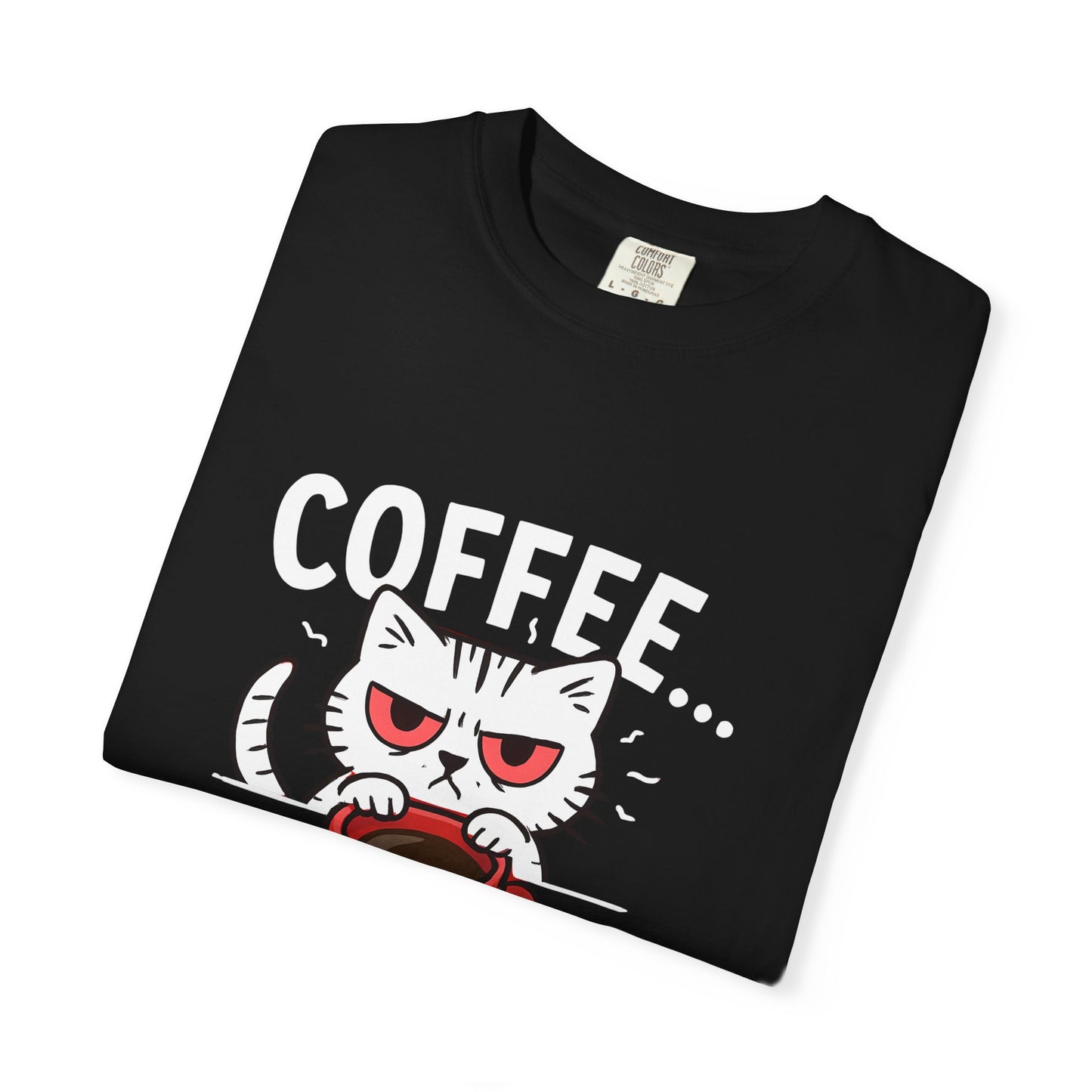Cute Cat Coffee Lover Unisex T-Shirt