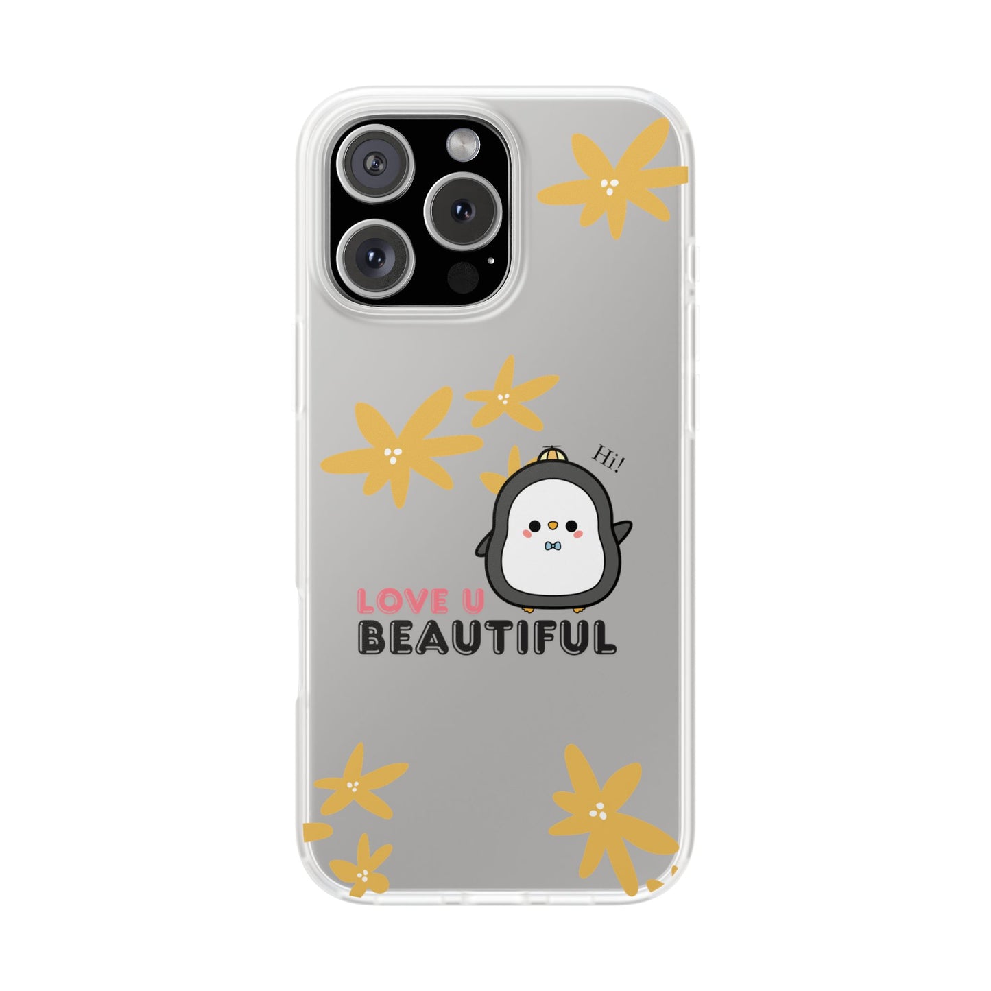 Cute Penguin Flexi Phone Case
